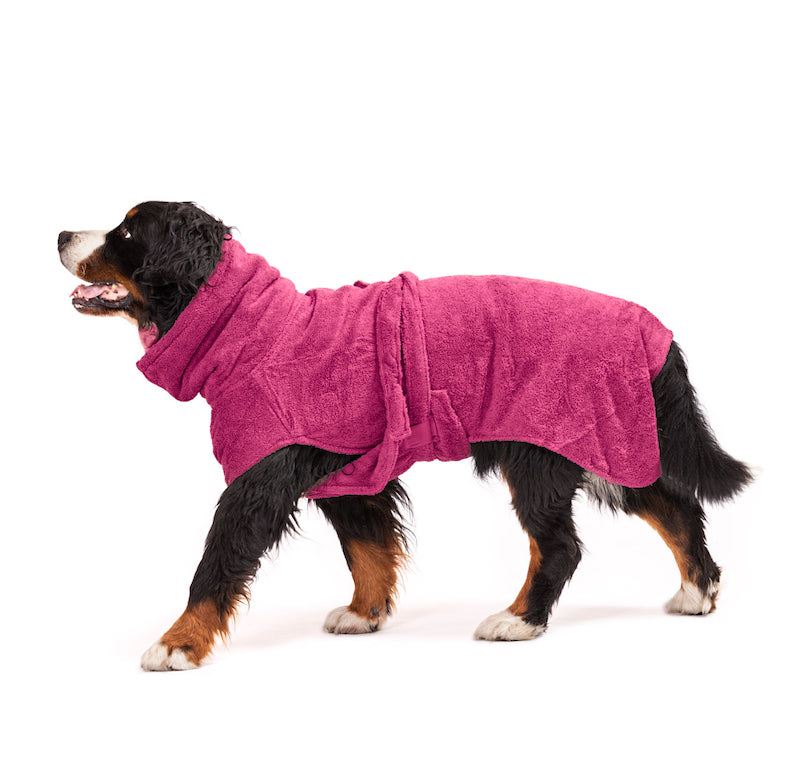 Hundebademantel | Beetroot