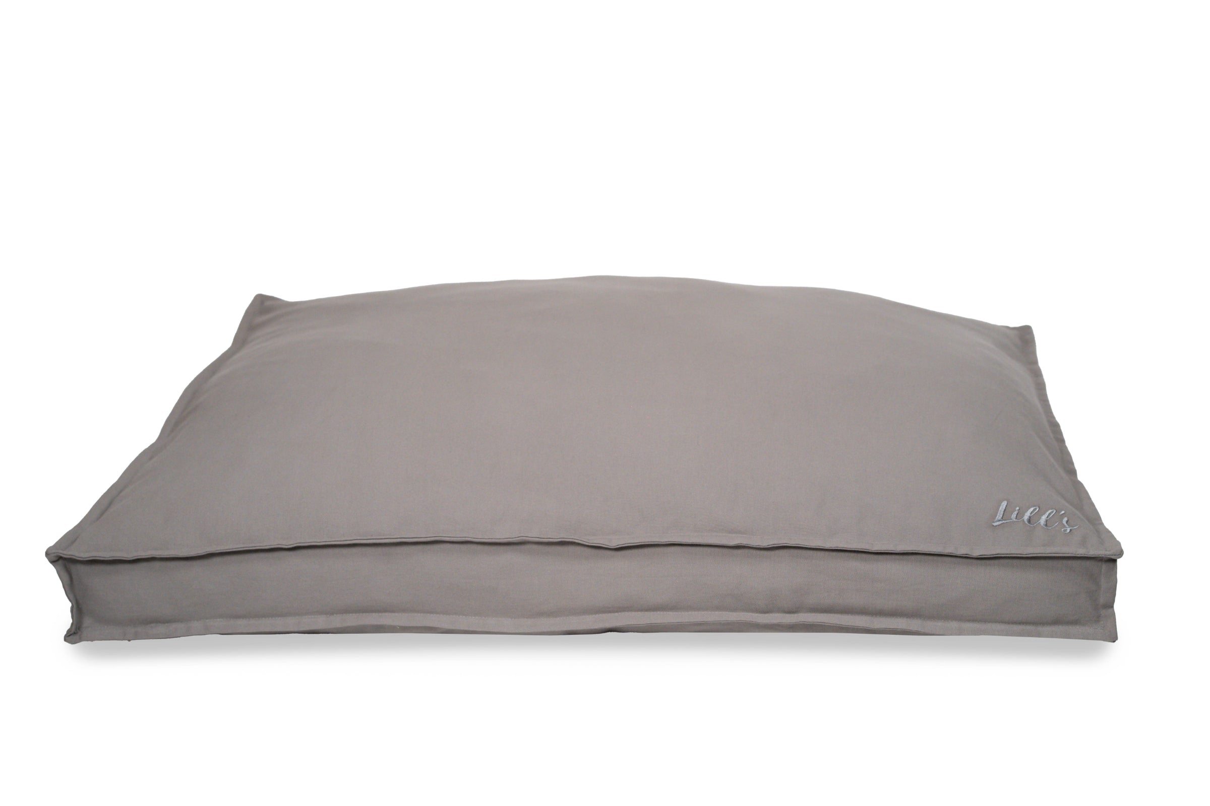 Hundebett grau aus Baumwolle – Wilma Stone Grey
