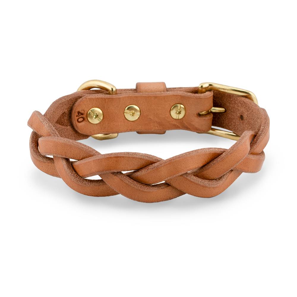 Hundehalsband aus Sattelleder